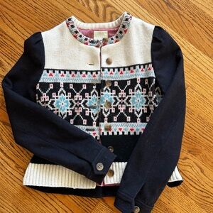 elevenses fair aisle sweater cardigan/jacket